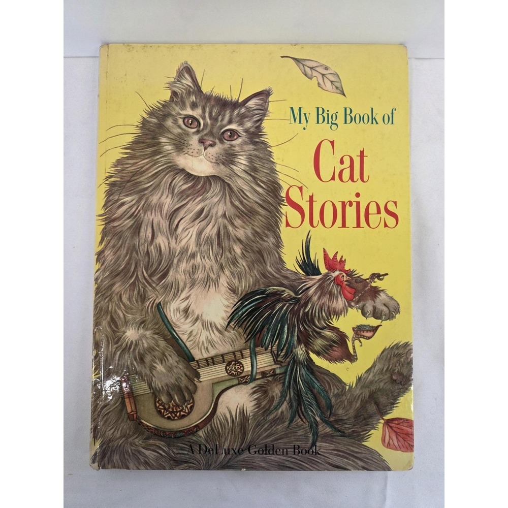 My Big Book of Cat Stories 1967 Golden Press Adrienne Segur Deluxe Golden HC